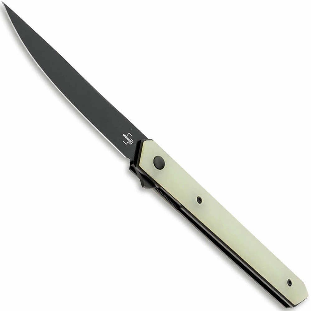 Boker Knives Boker Kwaiken Air G10 01BO343 - Lucas Burnley EDC - Black VG-10 - Jade G10 - Liner Lock