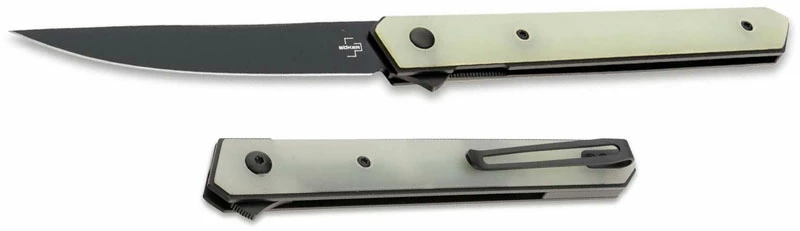 Boker Knives Boker Kwaiken Air G10 01BO343 - Lucas Burnley EDC - Black VG-10 - Jade G10 - Liner Lock - Image 2