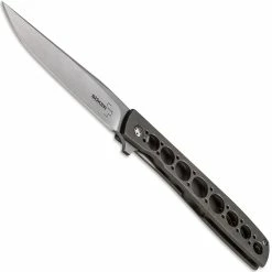 Boker Knives Boker Plus Urban Trapper Grand Flipper Folder, Drilled Titanium Handle, 01BO736
