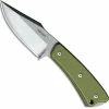 Boker Knives Boker Plus Piranha Fixed Blade Knife With OD Green Handle, 02BO005