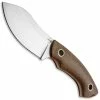 Boker Knives Boker Nessmi Pro 02BO018 - Jesper Voxnaes EDC - Satin D2 - Brown Micarta - Fixed Blade