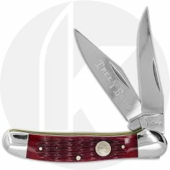 Boker Knives Boker Copperhead Knife 110811 - D2 Steel Blades - Jigged Red Bone - German Import