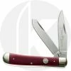 Boker Knives Boker Trapper Knife 110830 - D2 Steel Blades - Smooth Red Bone - German Import