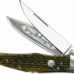 Boker Knives Boker Double Lock Folding Hunter 112021HCB Limited Honey Comb Bone Handle German Made