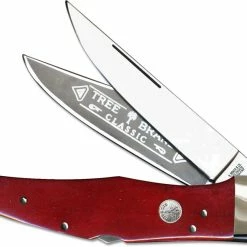 Boker Knives Boker Double Lock Folding Hunter 112021SRB Limited Smooth Red Bone Handle German Made