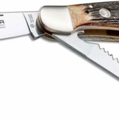 Boker Knives Boker Double Lock Folding Hunter, Stag, BK-4021