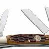 Boker Knives Boker Congress Knife - Stainless Steel Blades - Jigged Brown Bone - 110721