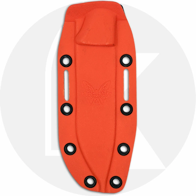 Benchmade Knives Benchmade Saddle Mountain Skinner 15002-1 - CPM S90V Drop Point Fixed Blade - Richlite / Orange G10 Handle - Hunting Knife - USA Made - Image 3