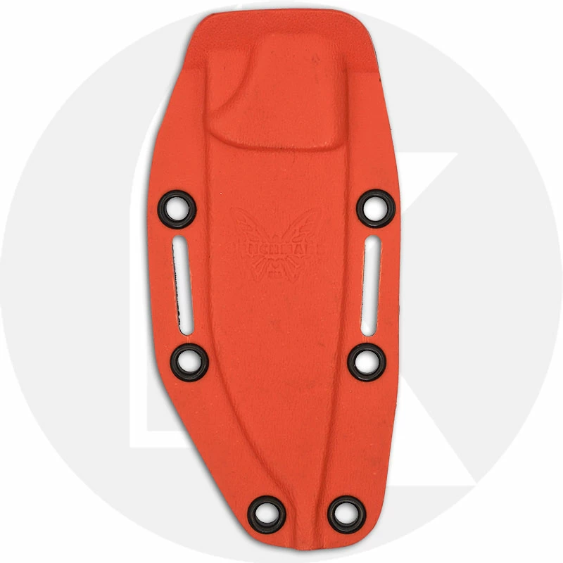 Benchmade Knives Benchmade Steep Country 15006 - CPM S30V Drop Point Fixed Blade - Orange Santoprene Handle - Hunting Knife - USA Made - Image 3