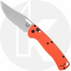 Benchmade Knives Benchmade Taggedout 15535 - CPM 154 Clip Point - Orange Grivory - AXIS Lock Folder - USA Made