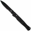 Benchmade Knives Benchmade SOCP Tactical Folder 391SBK - Black Part Serrated D2 Spear Point - Black CF Elite - AXIS Lock Folder - USA Made