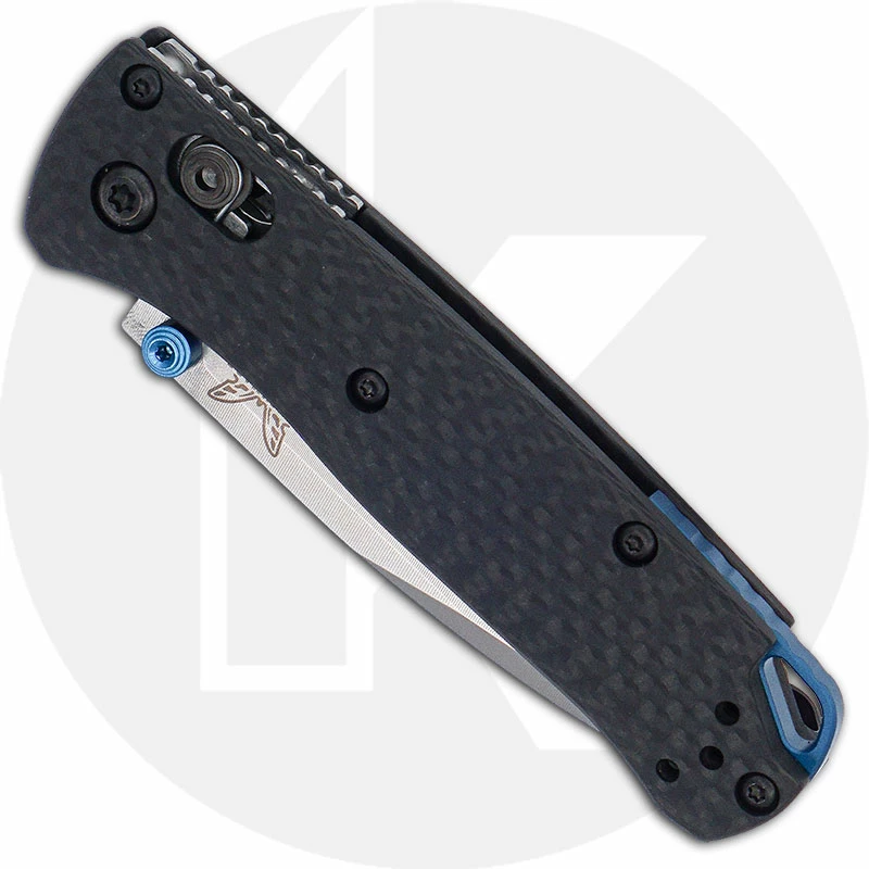 Benchmade Knives Benchmade Mini Bugout 533-3 Knife - Satin S90V Drop Point - Carbon Fiber - AXIS Lock Folder - USA Made - Image 2