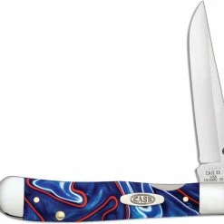 Case Knives Case Kickstart TrapperLock With Clip 11218 Patriotic Kirinite 10154ACSS