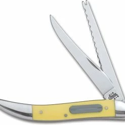 Case Knives Case Fishing Knife, Yellow Synthetic, CA-120