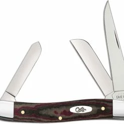 Case Knives Case Medium Stockman Knife 13622 Rustic Red Richlite 10318SS