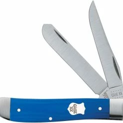 Case Knives Case Mini Trapper Knife 16741 Blue G10 10207SS