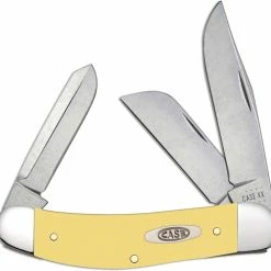 Case Knives Case Sowbelly Knife 30118 Smooth Yellow CV TB3339CV