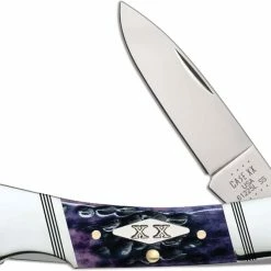 Case Knives Case Lockback Knife 31621 Purple Bone 61225LSS