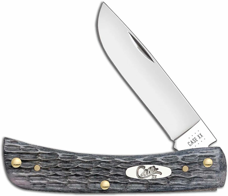 Case Knives Case Sod Buster Jr Knife 58412 Pocket Worn Gray Bone CV 6137CV
