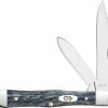 Case Knives Case Small Swell Center Jack Knife 58419 - Pocket Worn Gray Bone CS - 6225 1 / 2CS