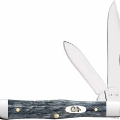 Case Knives Case Small Swell Center Jack Knife 58419 - Pocket Worn Gray Bone CS - 6225 1 / 2CS