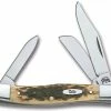 Case Knives Case Medium Stockman, Amber Bone CV, CA-79