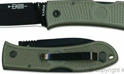 KA-BAR Knives: KABAR Dozier Folding Hunter, Foliage Green, KA-4062FG