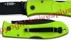 Ka-Bar Knives KABAR Dozier Folding Hunter, Zombie Green, KA-4062ZG