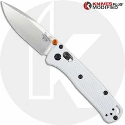 Benchmade Knives MODIFIED Benchmade Mini Bugout White 533 Knife - Satin Blade