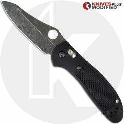 Benchmade Knives MODIFIED Benchmade Griptilian Knife 550HG - S30V - Acid Stonewash - Sheepsfoot