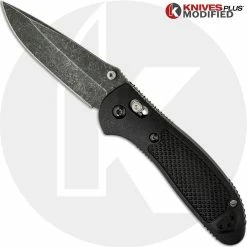Benchmade Knives MODIFIED Benchmade Griptilian Knife 551 - S30V - Acid Stonewash - Drop Point