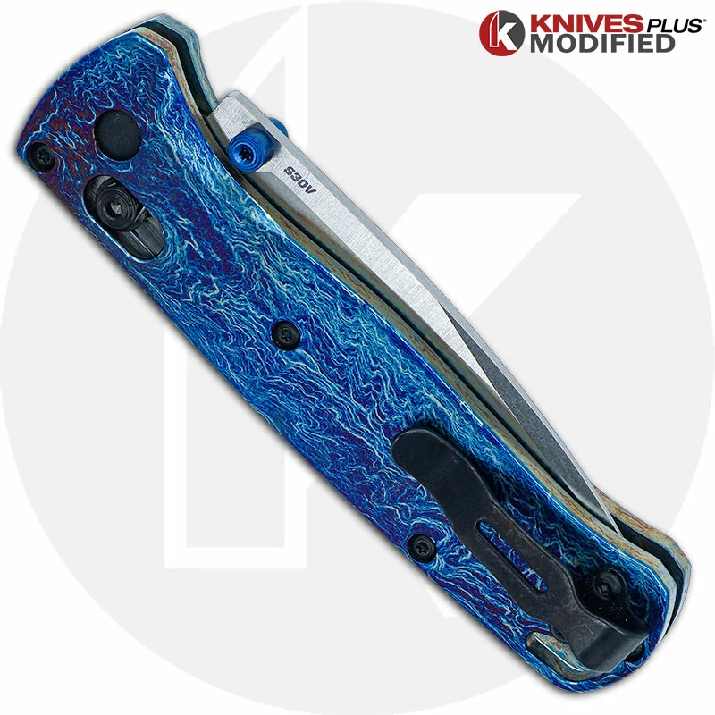 Benchmade Knives MODIFIED Benchmade Bugout 535 Knife + KP Titanium Scales + Mayhem Finish - Image 3