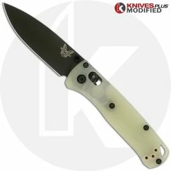 Benchmade Knives MODIFIED Benchmade Mini Bugout 533BK Knife + KP Contoured Jade G10 Scales