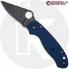 Spyderco Knives MODIFIED Spyderco Para 3 SPY27 Knife - Acid Stonewash Blade - Heat Color Hardware