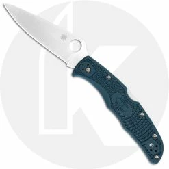 Spyderco Knives Spyderco Endura 4 Lightweight K390 - C10FPK390 - K390 Drop Point - Blue FRN - Lock Back