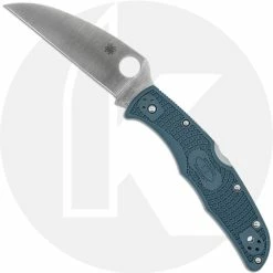 Spyderco Knives Spyderco Endura 4 Lightweight K390 Wharncliffe - C10FPWK390 - K390 Wharncliffe - Blue FRN - Lock Back