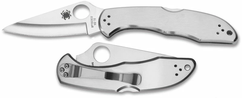 Spyderco Knives: Spyderco Delica 4 SS Knife, SP-C11P - Image 4