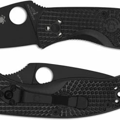 Spyderco Knives Spyderco Persistence Lightweight C136PBBK - Black Plain Edge - Black FRN - Liner Lock Folder