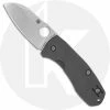Spyderco Knives Spyderco Techno 2 C158TIP2 Marcin Slysz EDC Sheepfoot Blade Ti Handle RIL Folding Knife