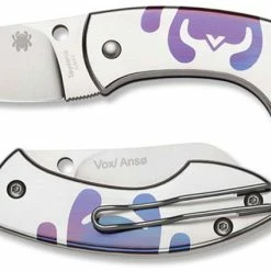 Spyderco Knives Spyderco Pingo C163TIP - 2015 Sprint Run - Elmax - Embellished Titanium - Serial Numbered - BNIB