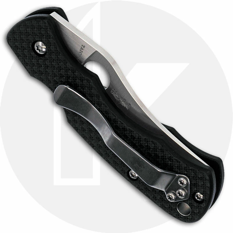 Spyderco Knives Spyderco Reinhold Rhino Knife C210CFP EDC Compact Folder Carbon Fiber G10 With Compression Lock - Image 3