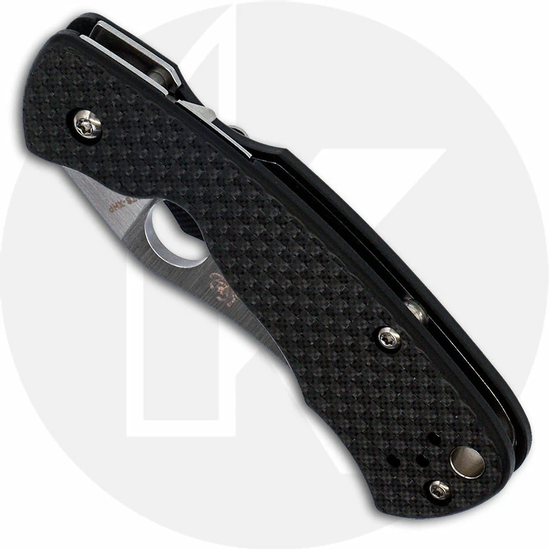 Spyderco Knives Spyderco Reinhold Rhino Knife C210CFP EDC Compact Folder Carbon Fiber G10 With Compression Lock - Image 2