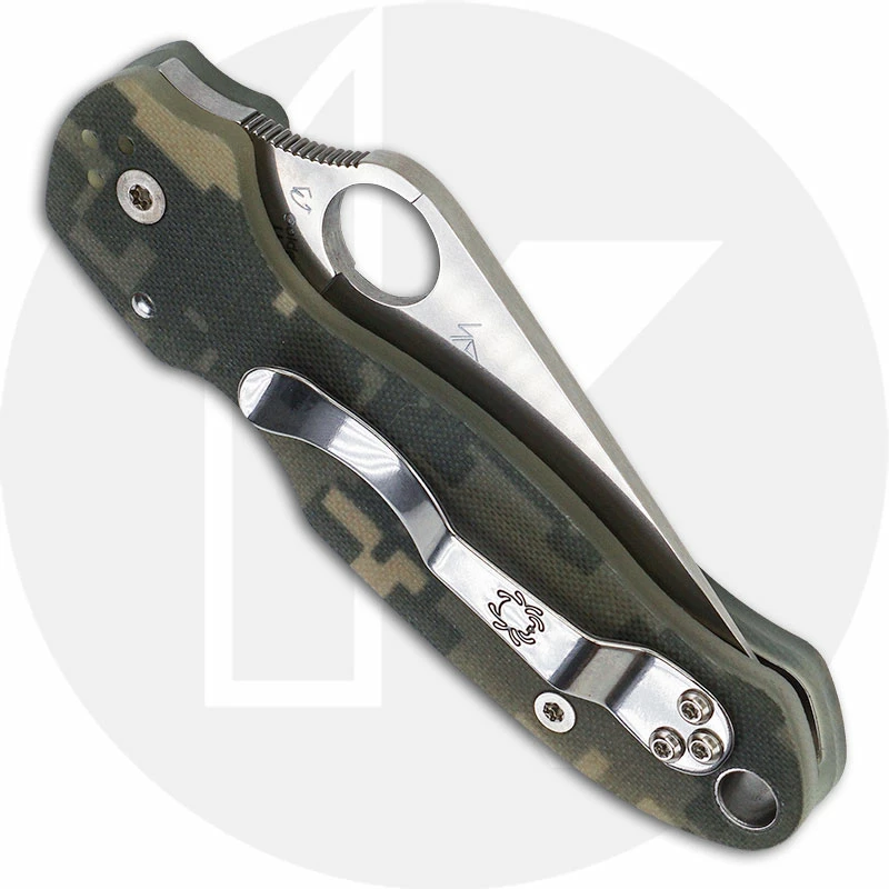 Spyderco Knives Spyderco C223GPCMO Para 3 - CPM S45VN - Camo G10 - Compression Lock - USA Made - Image 3