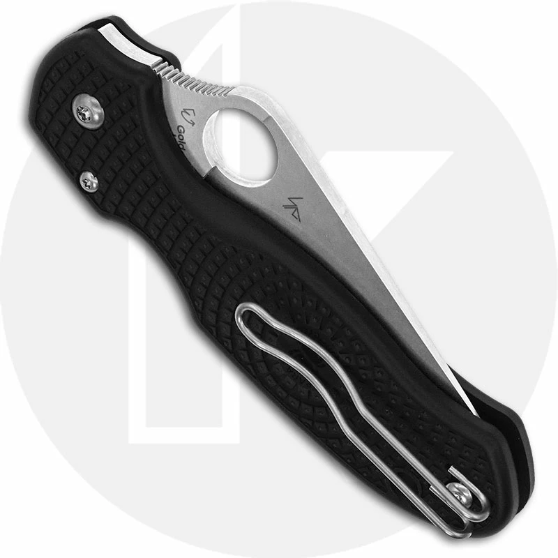 Spyderco Knives Spyderco C223PBK Para 3 Lightweight EDC Knife, Satin Blade, Black FRN Handle With Compression Lock USA Made - Image 3