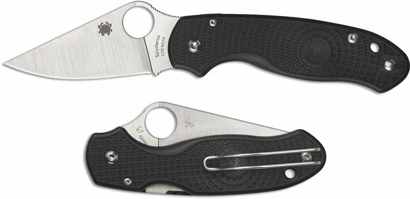 Spyderco Knives Spyderco C223PBK Para 3 Lightweight EDC Knife, Satin Blade, Black FRN Handle With Compression Lock USA Made - Image 4