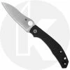 Spyderco Knives Spyderco Kapara C241CFP Knife Alistair Phillips Gents EDC Drop Point Black Carbon Fiber Compression Lock Folder