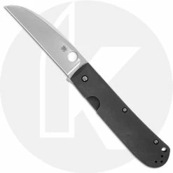 Spyderco Knives Spyderco SwayBack Knife C249TIP - Marcin Slysz - CTS XHP Wharncliffe - Titanium - Frame Lock