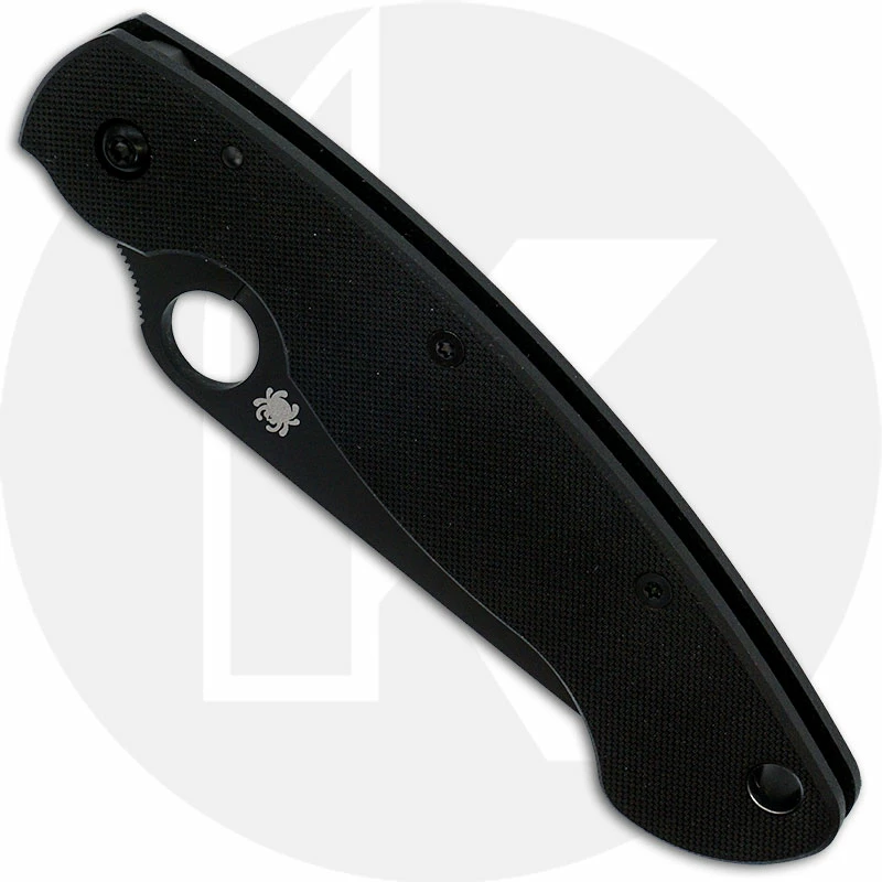 Spyderco Knives: Spyderco Black Military Knife, SP-C36GPBK - Image 2