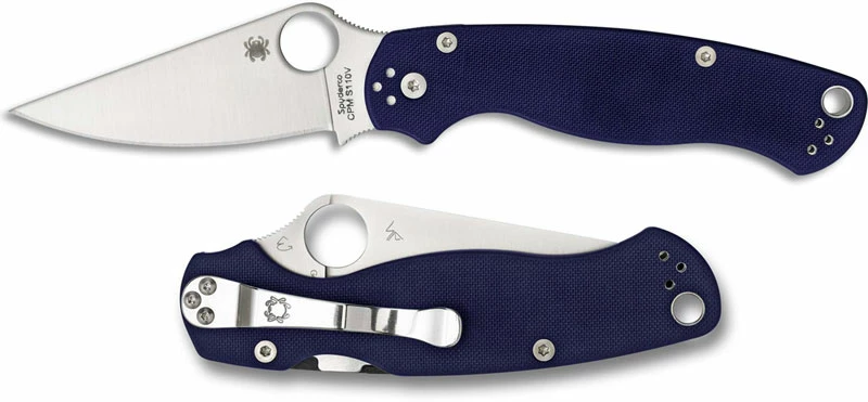 Spyderco Knives Spyderco Para Military 2 Knife, S110V, SP-C81GPDBL2 - Image 4