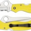 Spyderco Knives: Spyderco Atlantic Salt Knife, Yellow Handle Serrated, SP-C89SYL